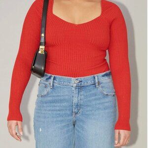 Uncle Studios The Long Sleeve Sweetheart Top